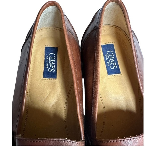 Chaps Ralph Lauren Men's Brown Tassle‎ Loafers NWOT US Sz 12 - Picture 5 of 11